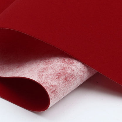 150x50cm Self Adhesive Flocking Fabric Roll for Crafts and Liners - Red