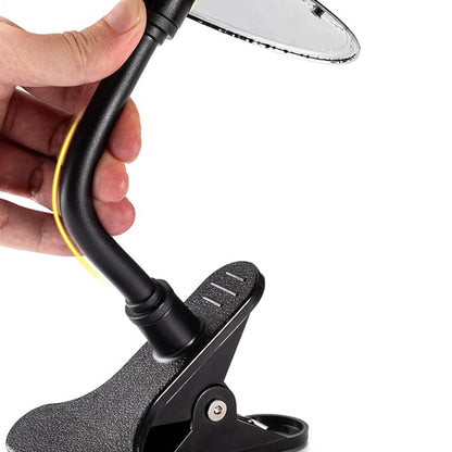 Clip On Desktop Cymbal Mini Musical Instruments Desk Symbol Drum For Music Lovers-Silver