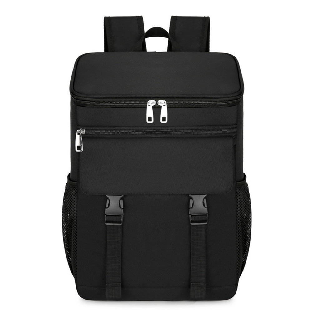 Portable Insulated Backpack Leak Proof  Camping Cooler Bag Black