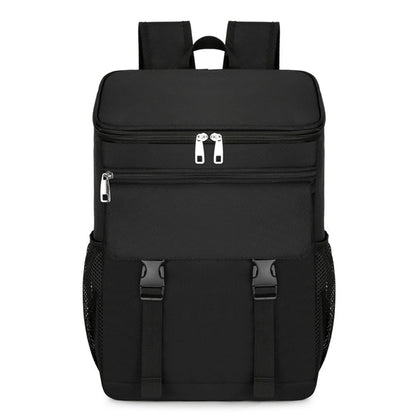 Portable Insulated Backpack Leak Proof  Camping Cooler Bag Black