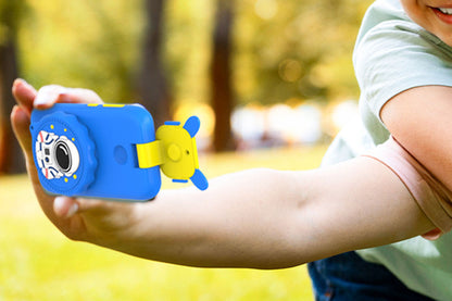 2 in 1 Smart Phone and Microscope Camera Mini Handheld STEM Educational Toy-Blue