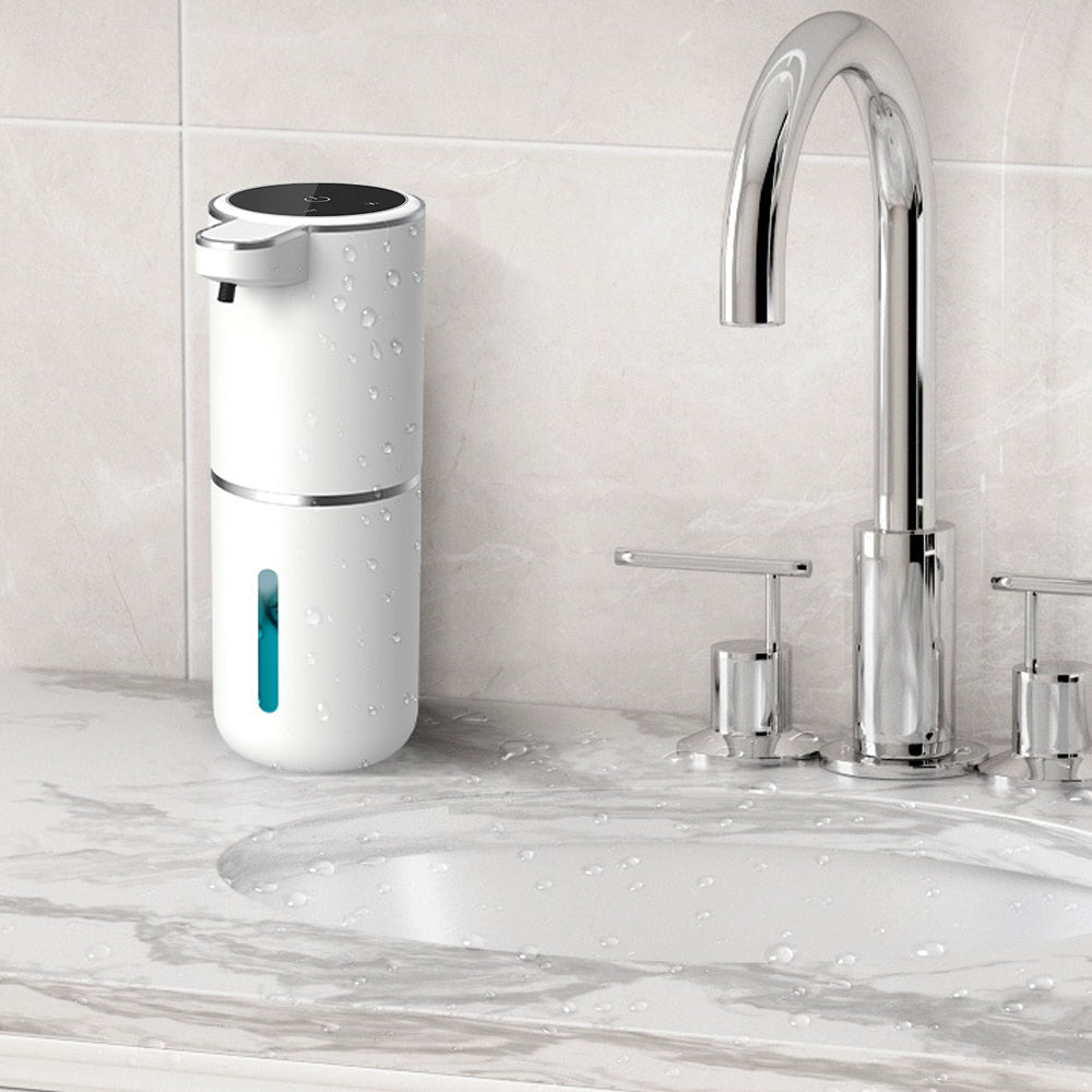 380ML Automatic Soap Dispenser Touchless Adjustable Soap Dispenser Rechargeable Black