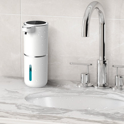 380ML Automatic Soap Dispenser Touchless Adjustable Soap Dispenser Rechargeable Black