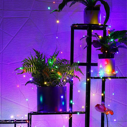 20m LED String Lights USB Powered 200 LEDs Copper Wire String Lights-Multicolour