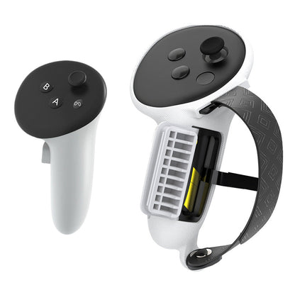Silicone Controller Grips Cover VR Accessories Compatible with Meta Quest 3/Meta Quest 3S White