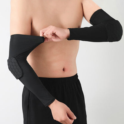 Pair of Elbow Sleeve Support Brace Pads Compression Arm Guard Gym Sports Protector