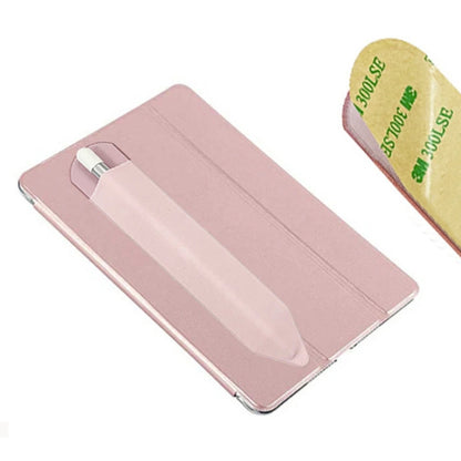 2Pcs Stylus Holder Adhesive Pen Sleeve for Apple Pencil Capacitive Pen-Pink