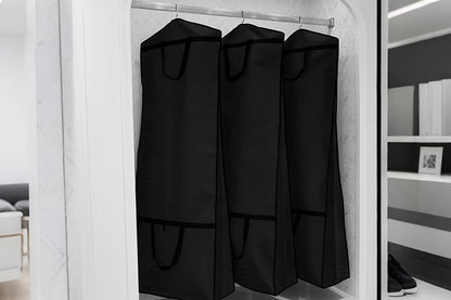 Portable Wedding Dress Garment Bag - Black