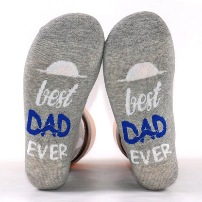 2 Pairs of Socks for Dad Funny Socks for Father's Day Dad Novelty Socks