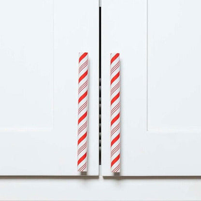 10Pcs Christmas Knob Button Cover Xmas Candy Cabinet Knob Covers for Cabinet Living Room Bedroom
