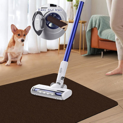 Anti-Slip Office Chair Mat for Carpet - Brown