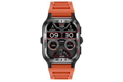 Smart Watches for Men Fitness Tracker with Call Function 100+ Sport Modes Flashlight-Orange