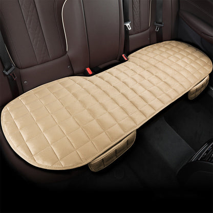 Universal Car Rear Seat Cover Back Seat Protector Mat Beige