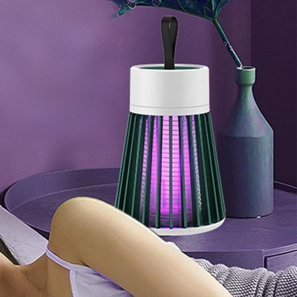 Electric Mosquito Killer Lamp Fly Trap Insect Bug Zapper for Indoor and Outdoor Use Green
