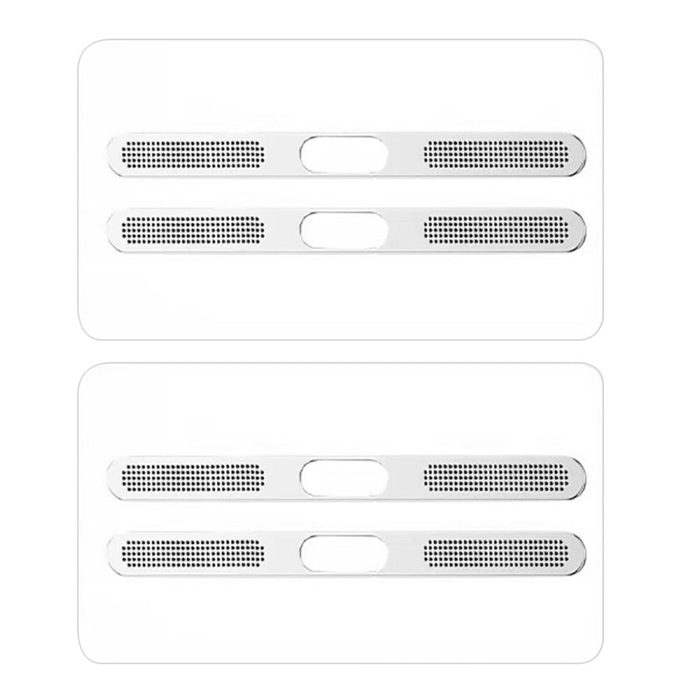 4Piece Metal Dust Mesh Covers for iPhone 18 Pro 18 Pro Max - Silver