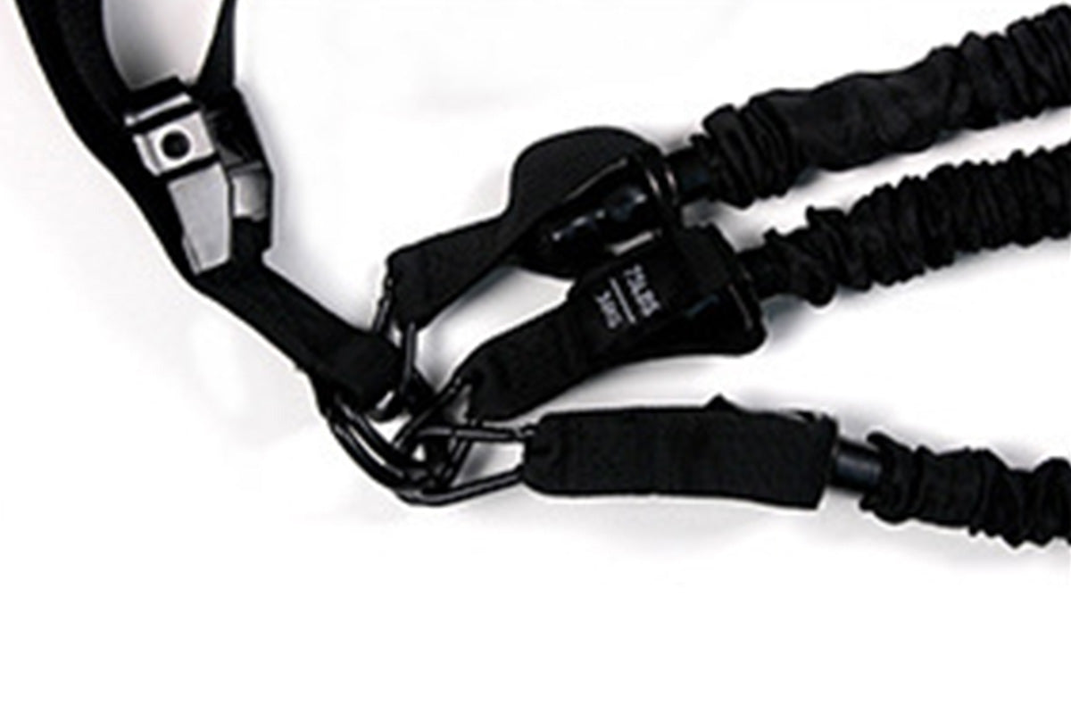 7Pcs Set Pull Up Assistance Bands with Adjustable Resistance Foot Rest for Strength Training-Black