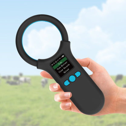 Pet Chip Reader 134.2KHz/125KHz Dog & Animal ID Tag Scanner Black