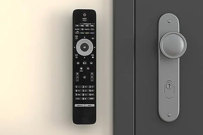 4PCS  Remote Control Wall Mount Holder Remote Control Organizers -Black
