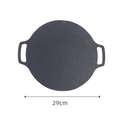 Korean Nonstick BBQ Grill Pan for Stovetop Barbecue Portable Hot Plate Outdoor