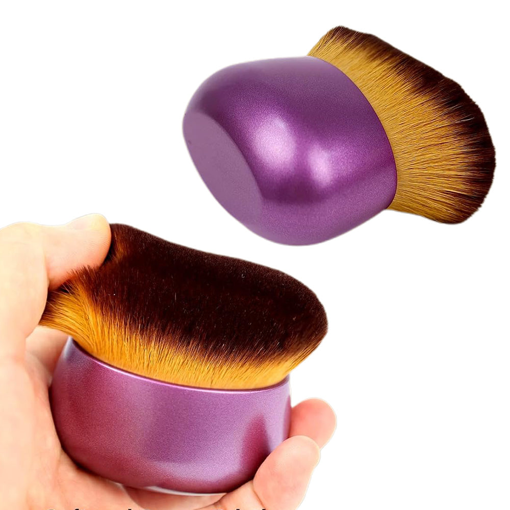 Extra Large Body Makeup Brush for Self Tanner & Liquid Cream Blending Purple