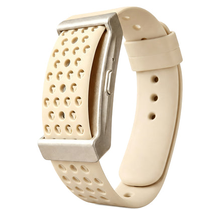 Screenless Fitness Tracker with 2 Straps Waterproof Smart Watch - Gold