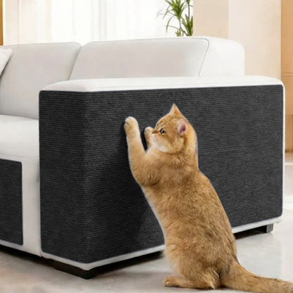 Self-Adhesive Cat-Scratch Protector for Sofa Wall Door  - Black