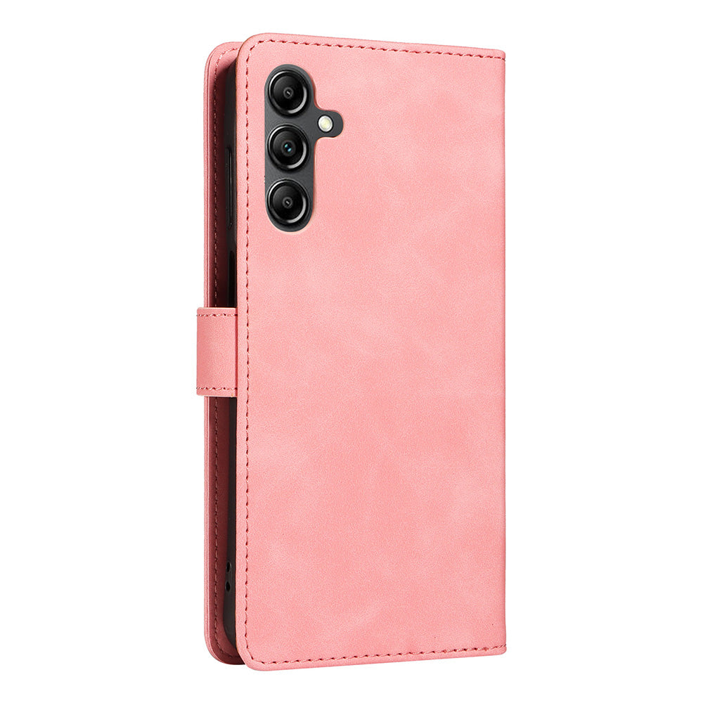 RFID Protective Flip Wallet Case for Samsung A17 A37 and A57 - Pink