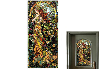 Static Cling Window Privacy Film Frosted Glass Window Sticker Window Covering Film