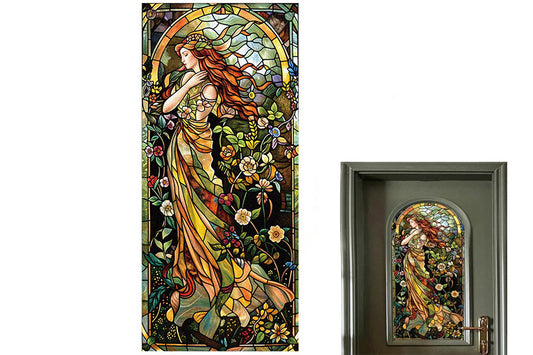 Static Cling Window Privacy Film Frosted Glass Window Sticker Window Covering Film