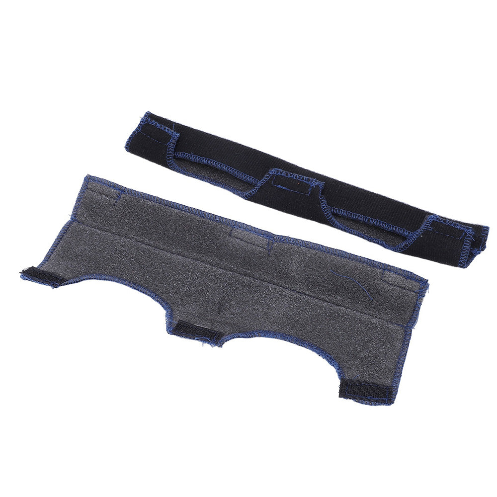 2 Cotton Fire Resistant Foam Hard Hat Sweatbands-Black
