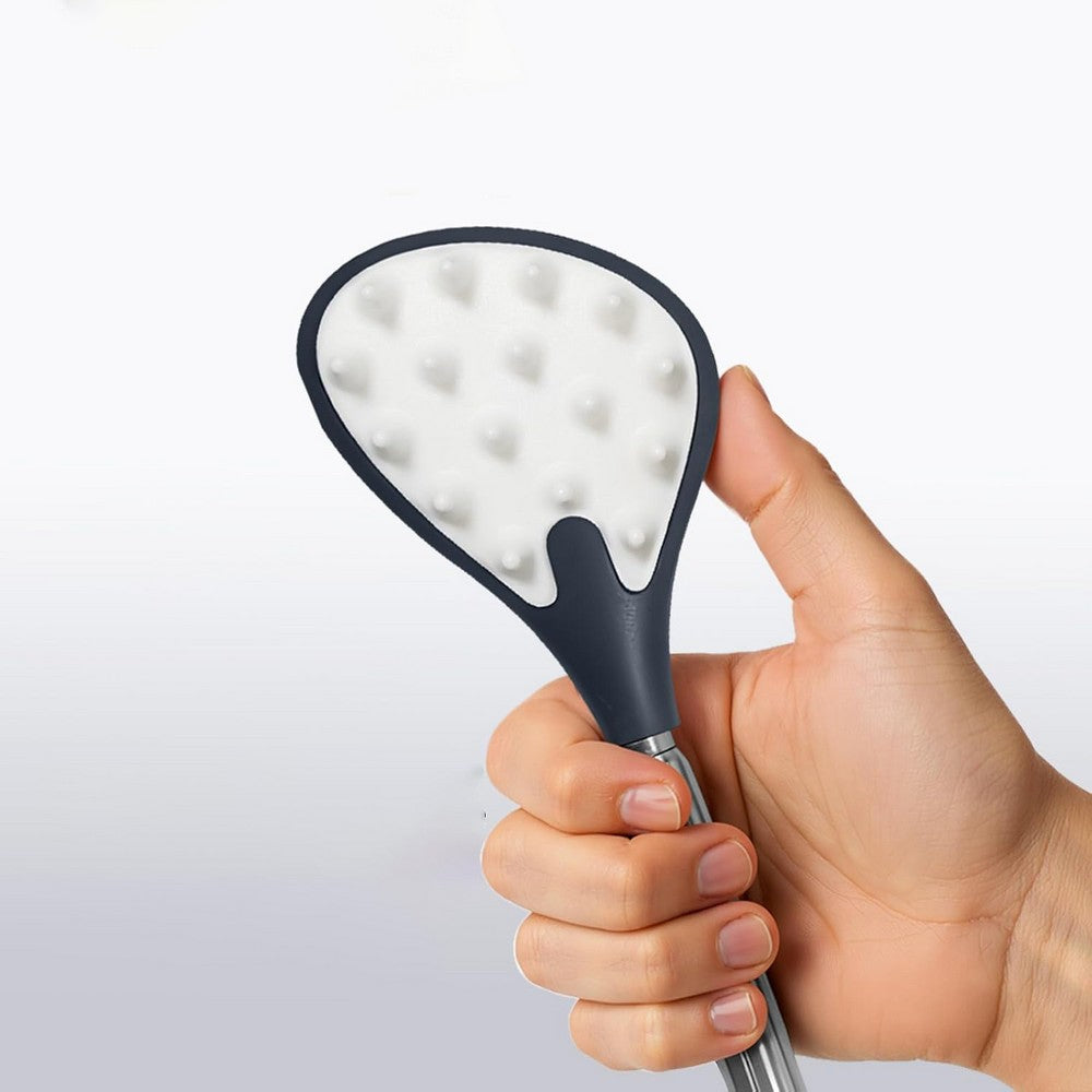 Extendable Back Scratcher Telescopic Itch Reliever for Back Neck and Feet-Black