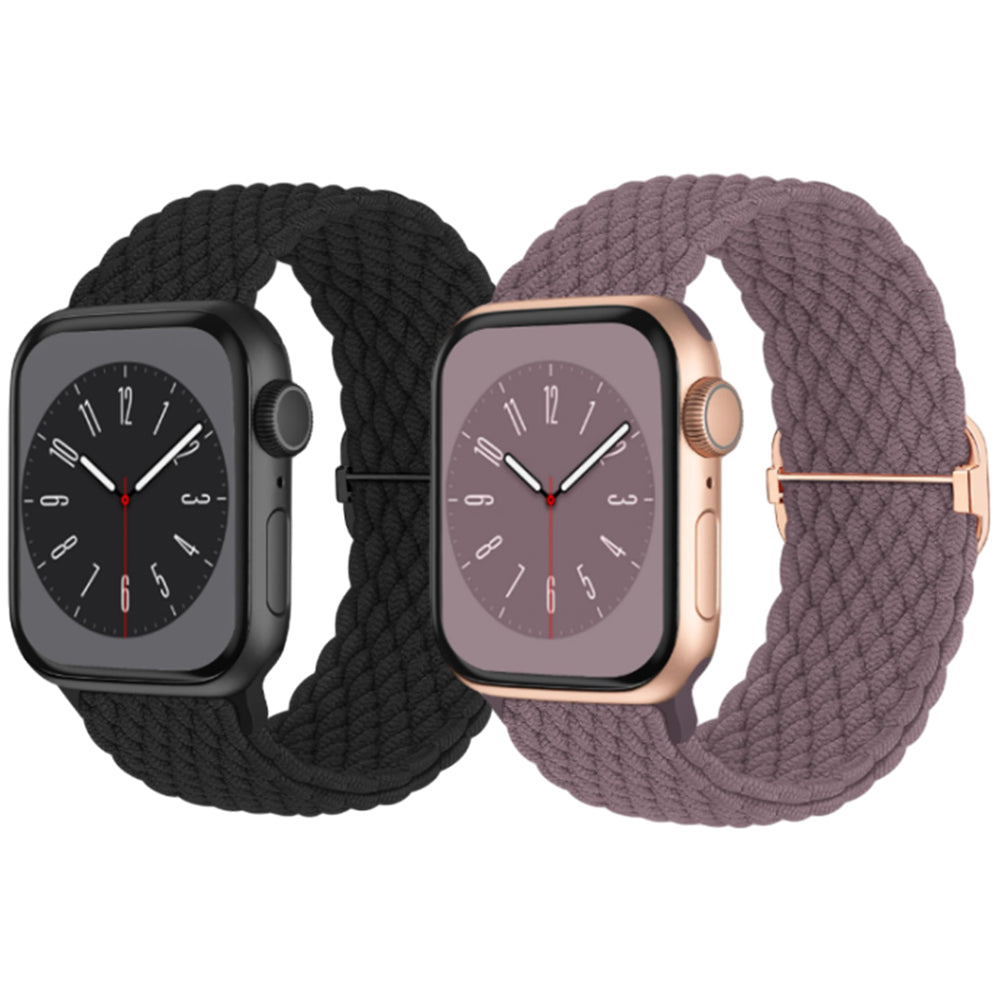 Adjustable Braided Loop Nylon Strap Compatible with Apple Watch Style 4