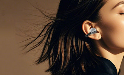 Bluetooth Open Ear Clip-On Earbuds - Black