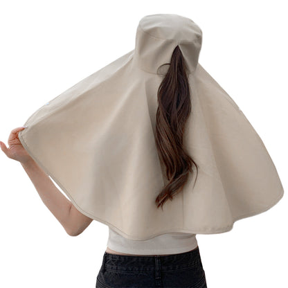 Sun Hats Wide Brim Fishing Hat UV Protection Bucket Hats Beige