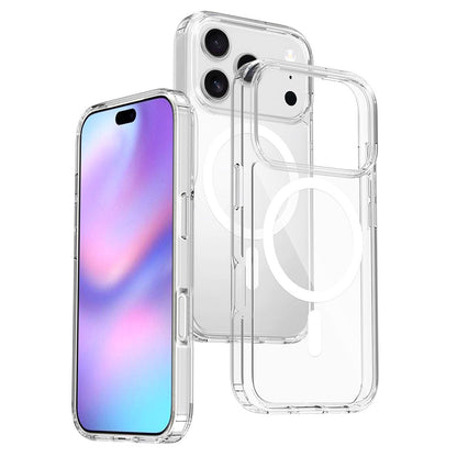 Magnetized MagSafe Phone Case ¨C Shockproof Matte Protective Cover for iPhone 17 Pro Max and 17 Air Transparent