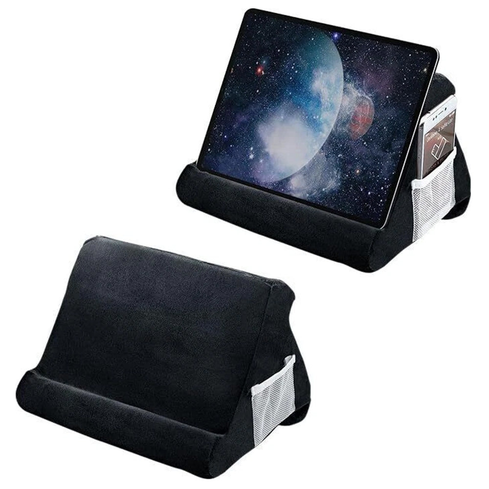Reading Pillow 3-Angle Multi-Position Lap Cushion for Bed Sofa Travel-Black