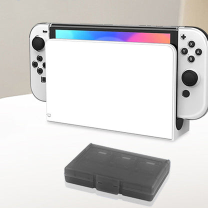 2-Pack 24-in-1 Game Card Storage Case Organizer Compatible with Nintendo Switch Grey