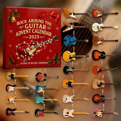 Guitar Christmas Advent Calendar with 24 Daily Surprises Countdown Calendar