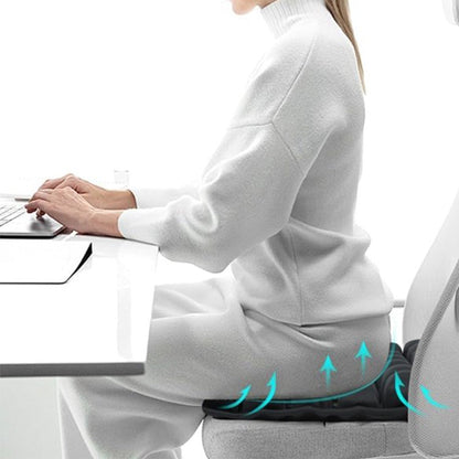 3D Air Cell Inflatable Seat Cushion for Airplane Office Chair Car Wheelchair Style 2