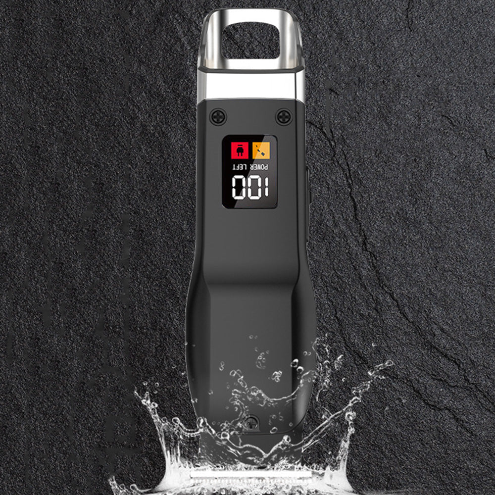 Rechargeable Men Hair Clipper Wet Dry Use for Home Dorm Barber Shop-Grey