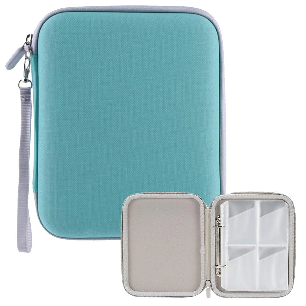 Card Case for Yoto Cards 80 Pockets Folder with Zipper for Yoto Player and Mini-Pink