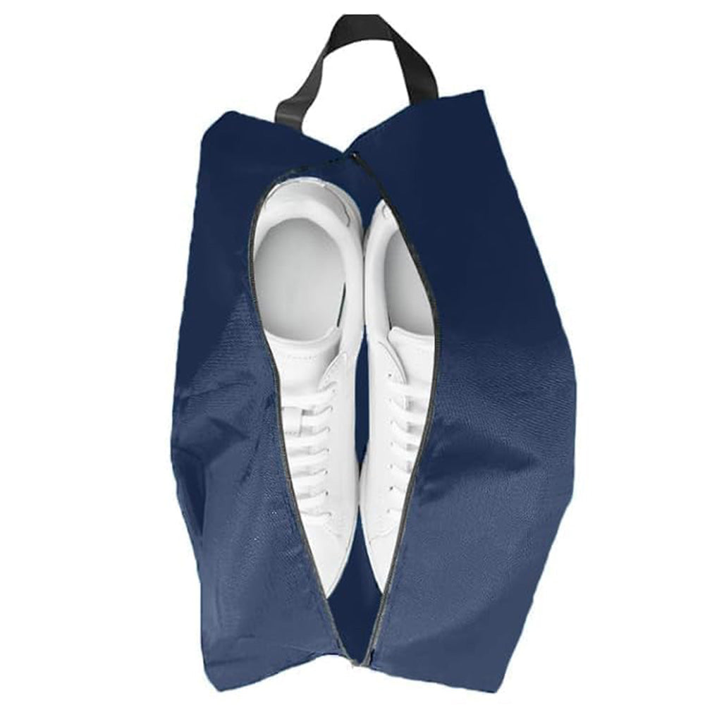 4Pcs Water-Resistant Travel Shoe Storage Bags-Navy