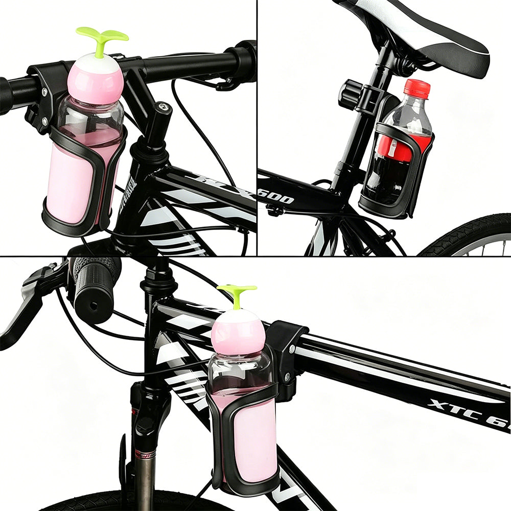 2Pcs Bike Water Bottle Holder Quick Release Cup Holder for Handlebar Seatpost-Quick Release Handle