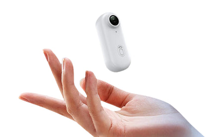 Mini Thumb Action Camera Portable Wearable Camera with Clip White