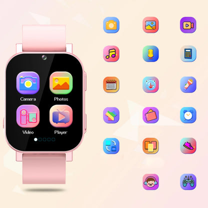 Smart Game Watch 30 Educational Games Word Learning for Boys Girls-Pink