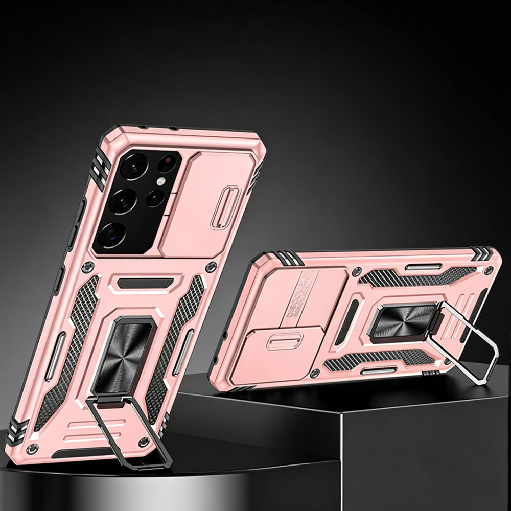 Ring Stand Phone Case for Samsung Galaxy A57 - Navy