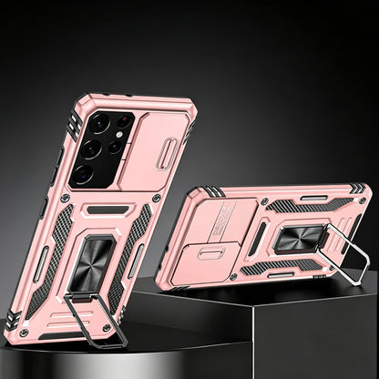 Ring Stand Phone Case for Samsung Galaxy A57 - Navy