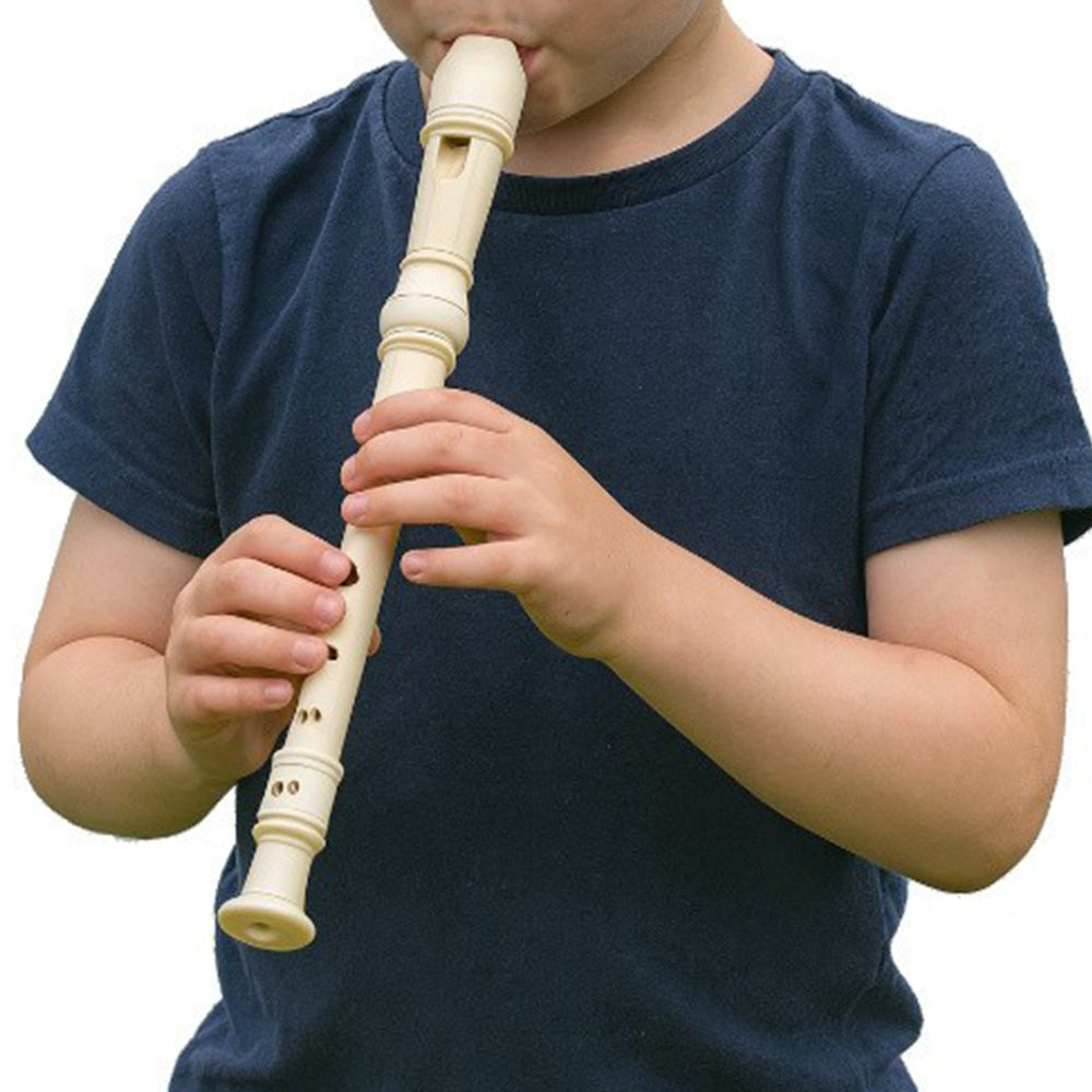 ABS 8-Hole Descant Soprano Recorder for Beginners -Beige