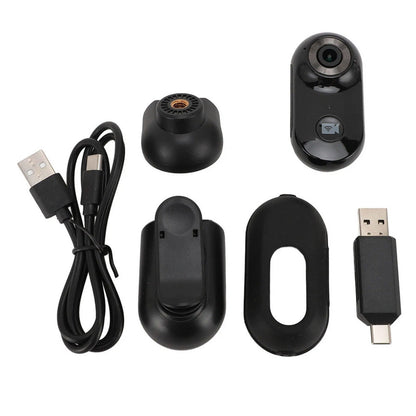 1080P Mini WiFi Action Camera Thumb Sport Video Recorder for Motorcycle Black
