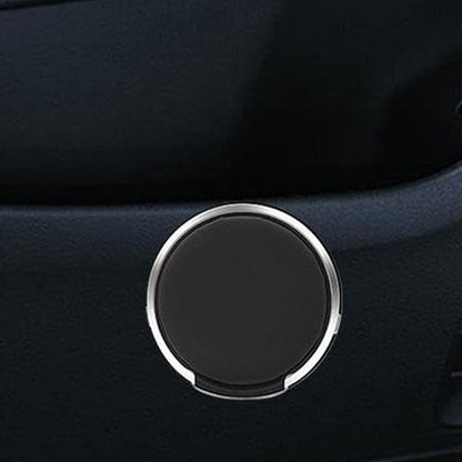 Adjustable Folding Car Door Cup Holder Clip-On Drink Organizer - Black